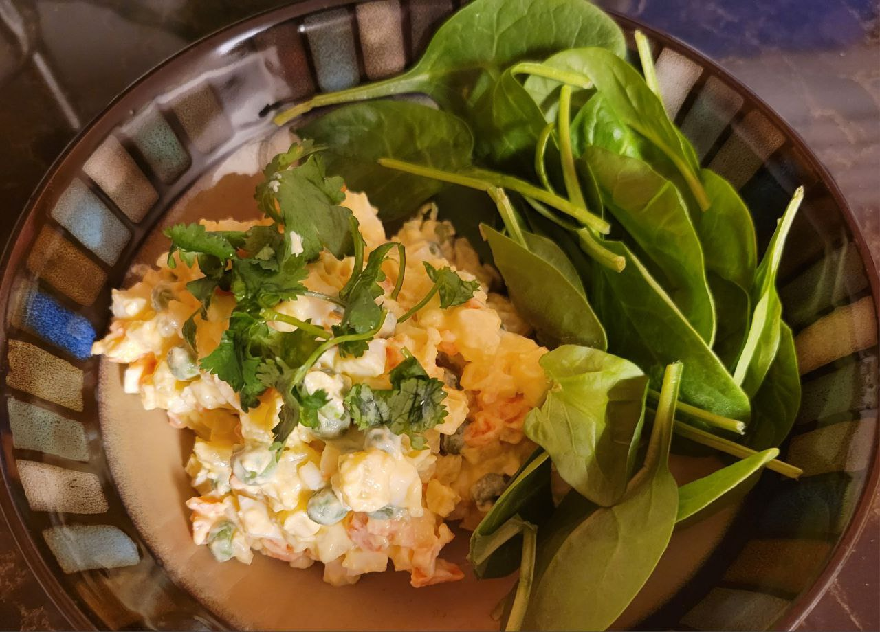 A picture containing food, bowl, dish, vegetable Description automatically generated